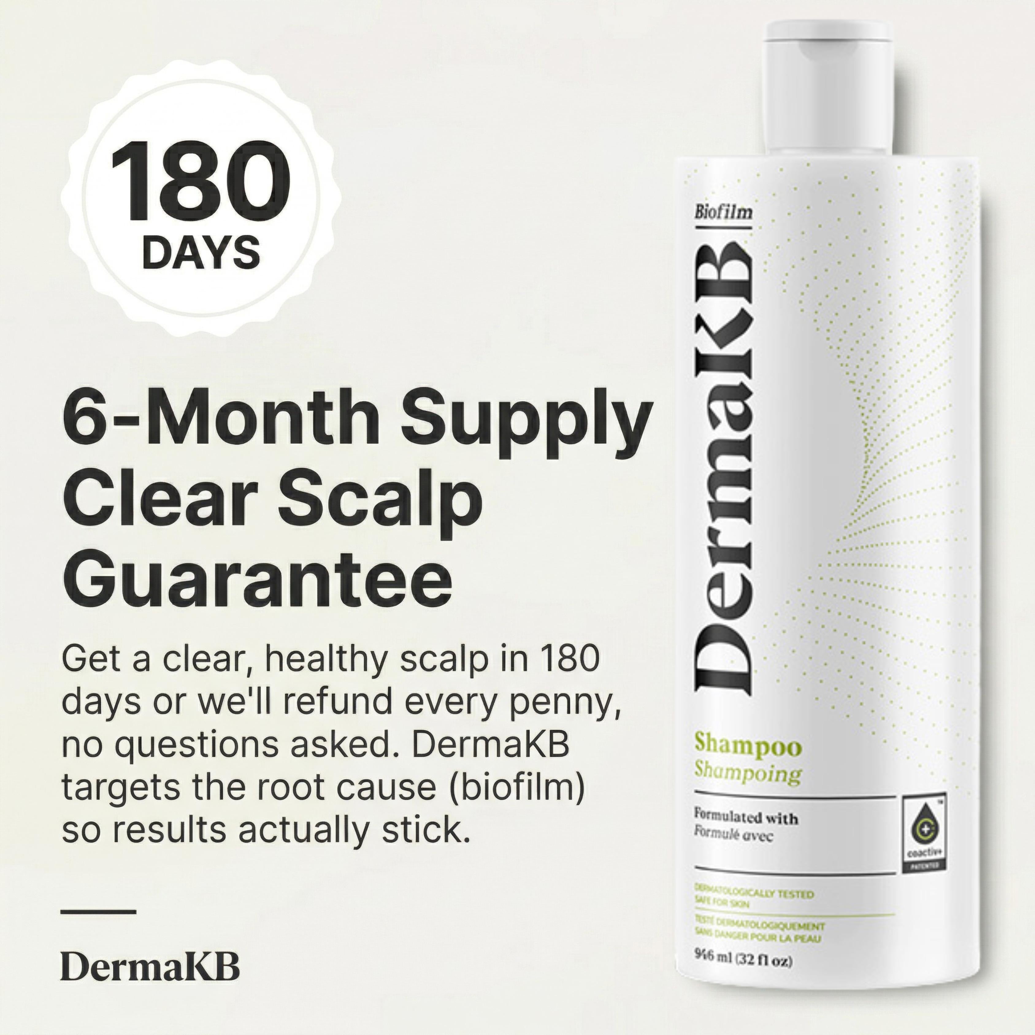 DermaKB® | The 3-Step Solution That Actually Works - 180 Day Supply