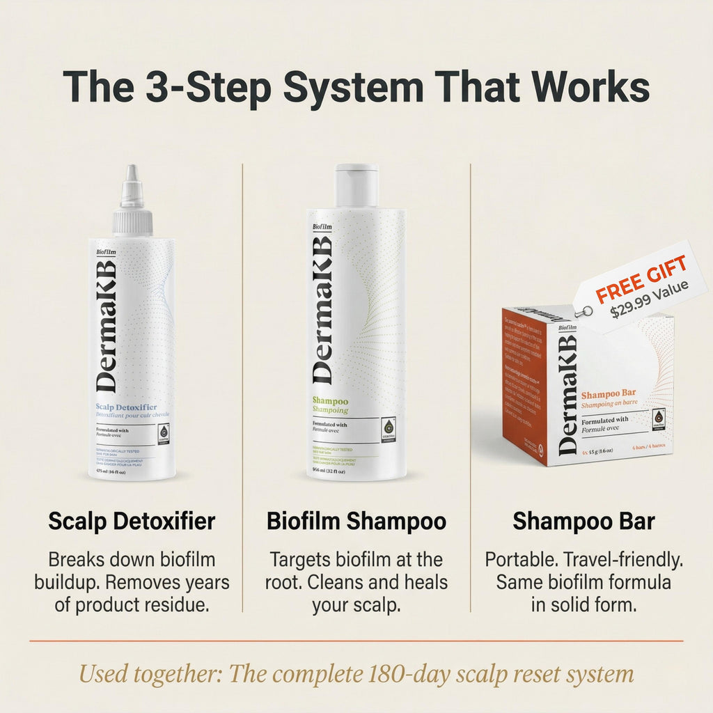 DermaKB® | The 3-Step Solution That Actually Works - 180 Day Supply