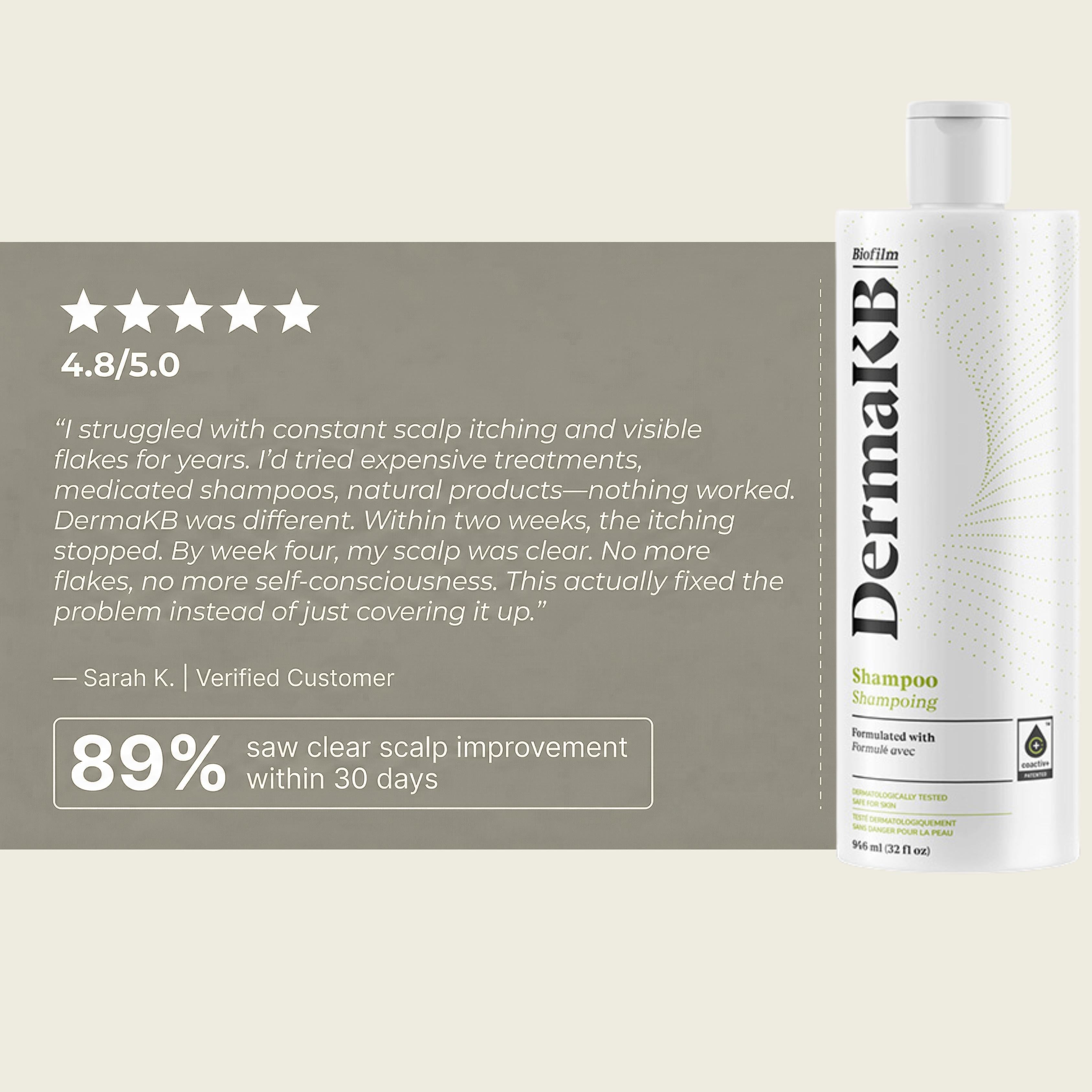 DermaKB® | The 3-Step Solution That Actually Works - 180 Day Supply